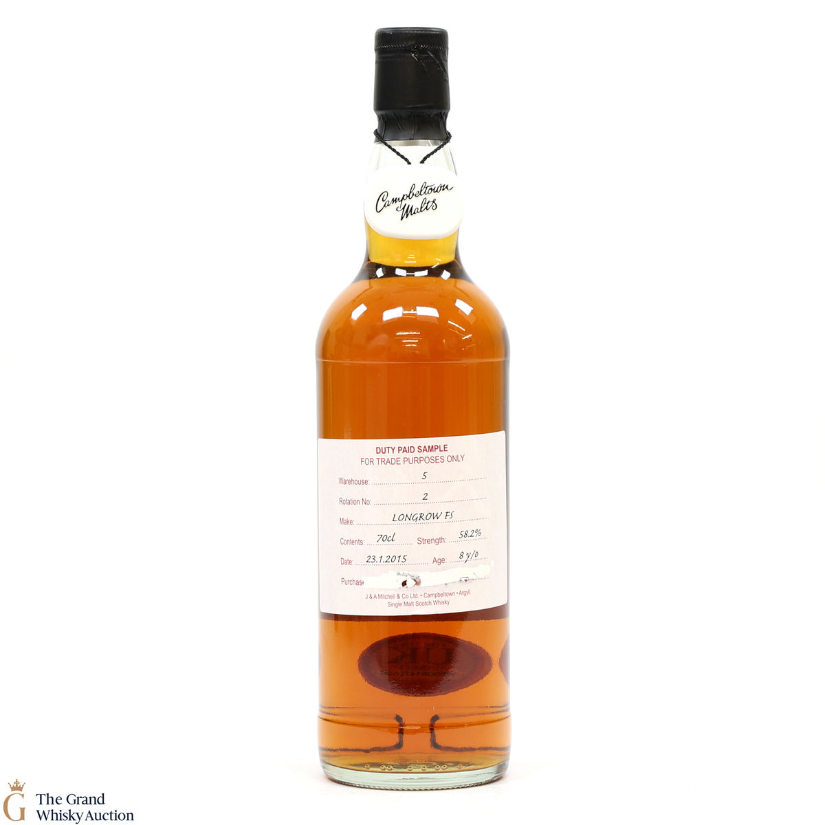 Longrow - 8 Year Old 2015 Fresh Sherry - Duty Paid Sample 58.2%