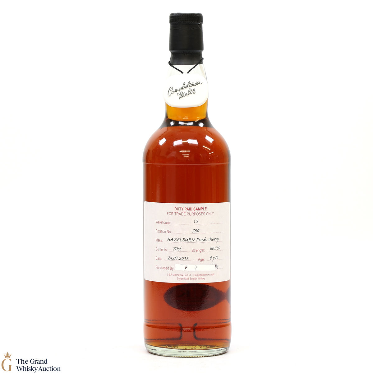 Hazelburn - 8 Year Old 2015 Fresh Sherry - Duty Paid Sample 60.1%