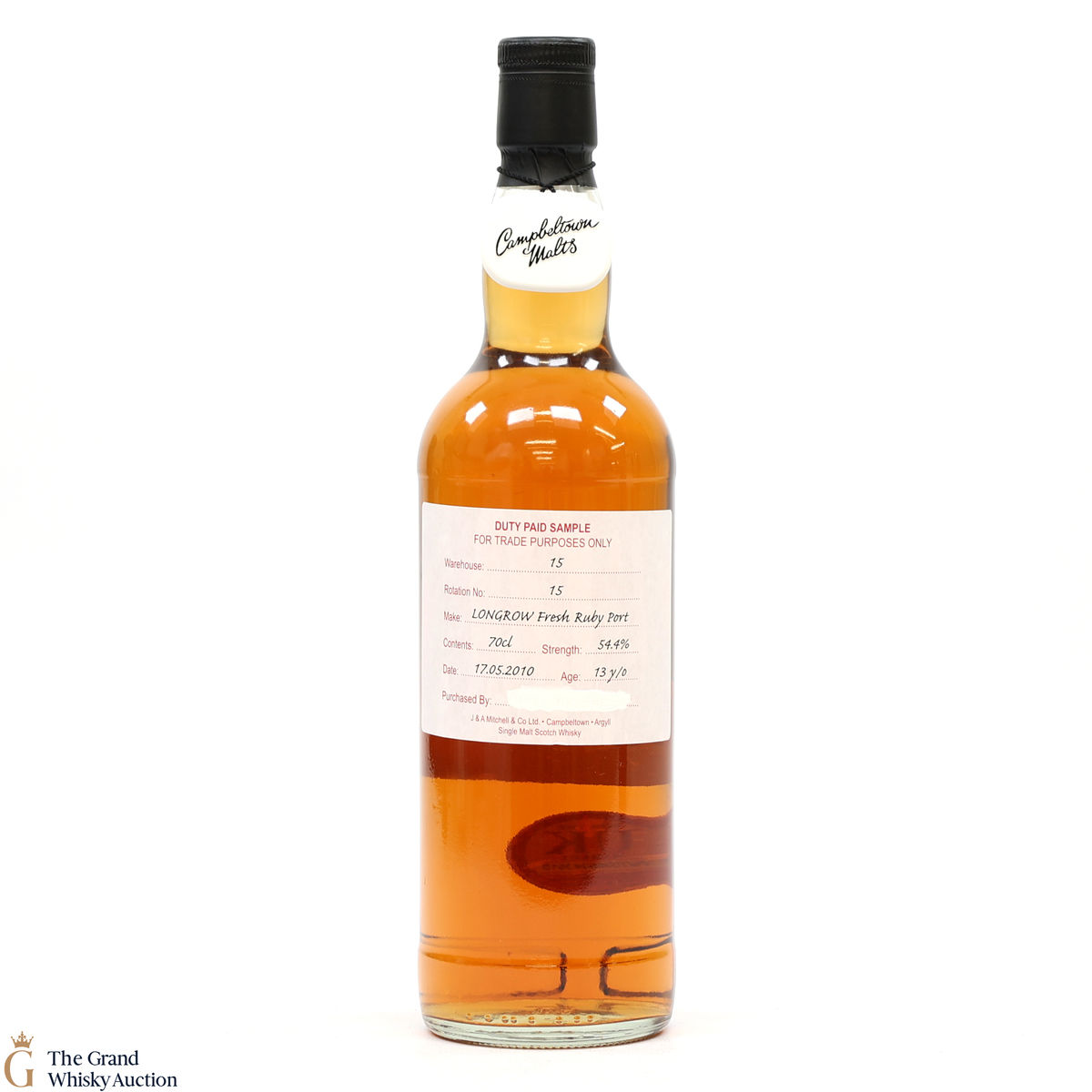 Longrow - 13 Year Old 2010 Fresh Ruby Port - Duty Paid Sample 54.4%