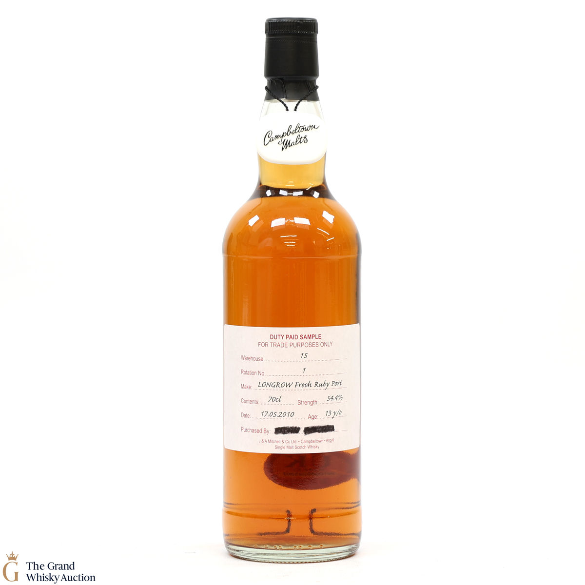 Longrow - 13 Year Old 2010 Fresh Ruby Port - Duty Paid Sample 54.4%