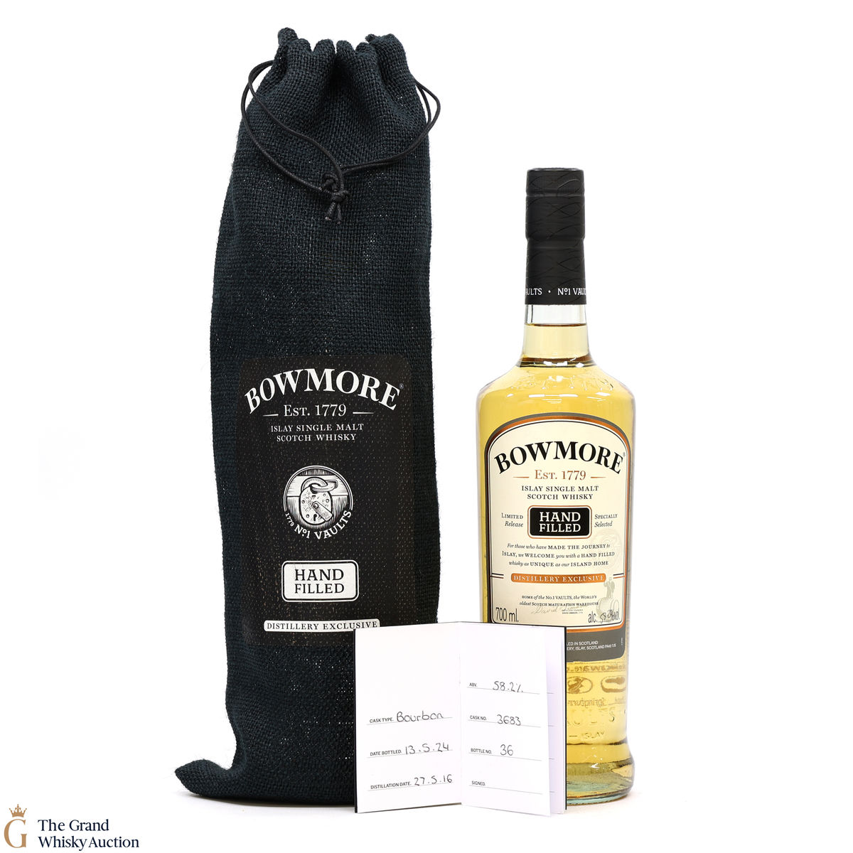 Bowmore - 7 Year Old 2016 Hand Filled - Ex-Bourbon Cask #3683