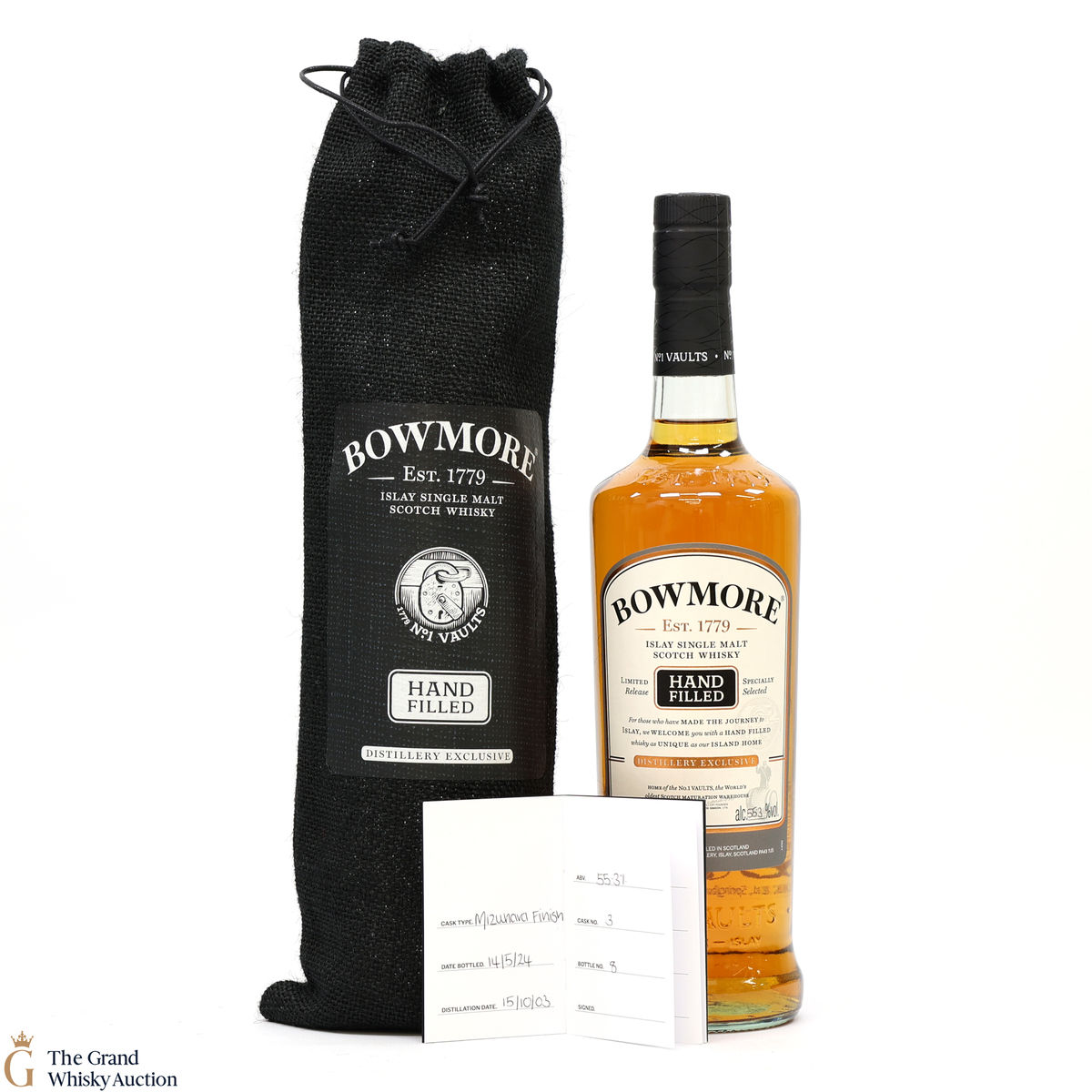 Bowmore - 7 Year Old - 2016 Hand Filled - Cask #3777