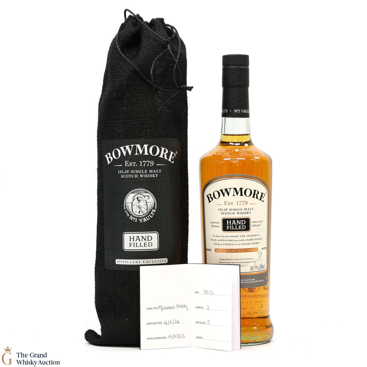 Bowmore - 20 Year Old 2003 Hand Filled - Mizunara Cask #3 Feis Ile 2024