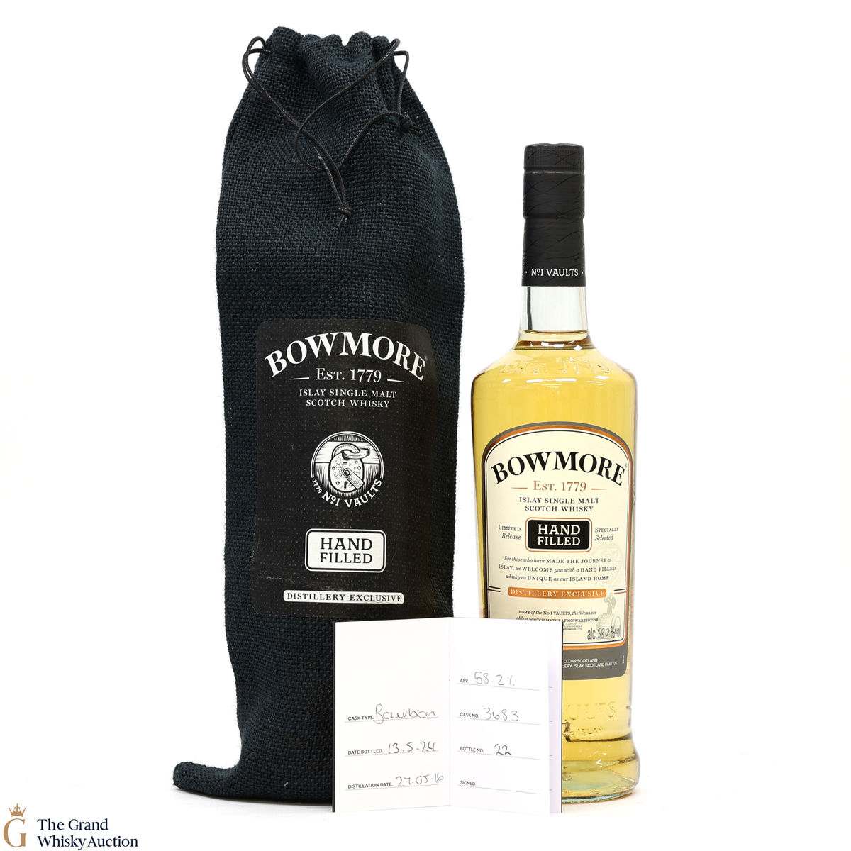 Bowmore - 7 Year Old 2016 Hand Filled - Ex-Bourbon Cask #3683