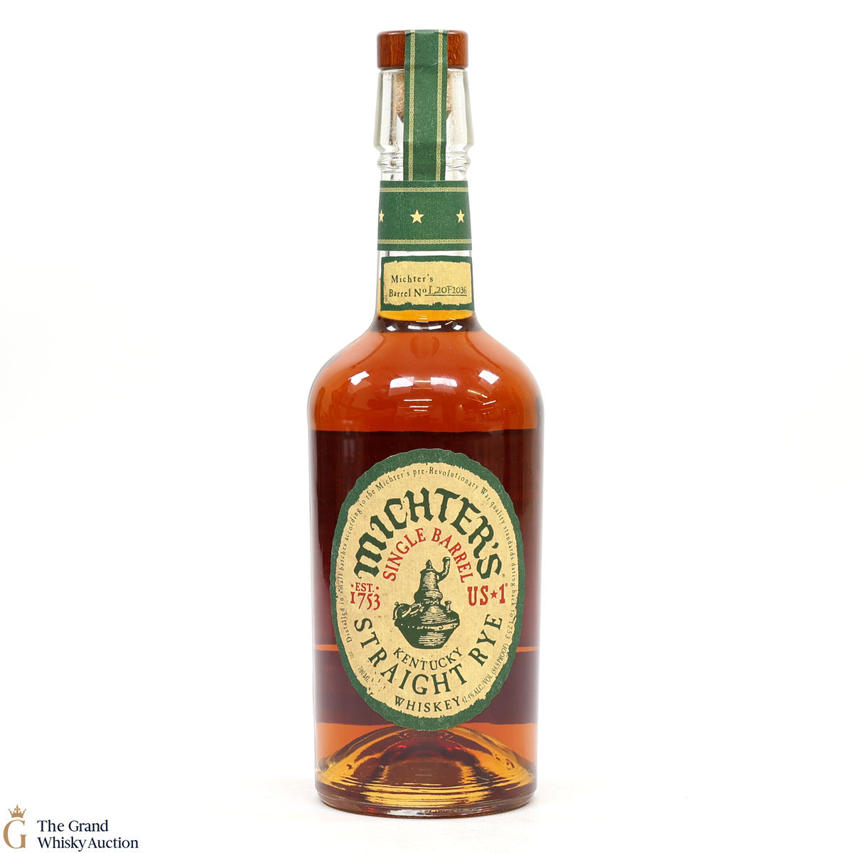 Michter's - Single Barrel Rye Whiskey #L20f1036 2020