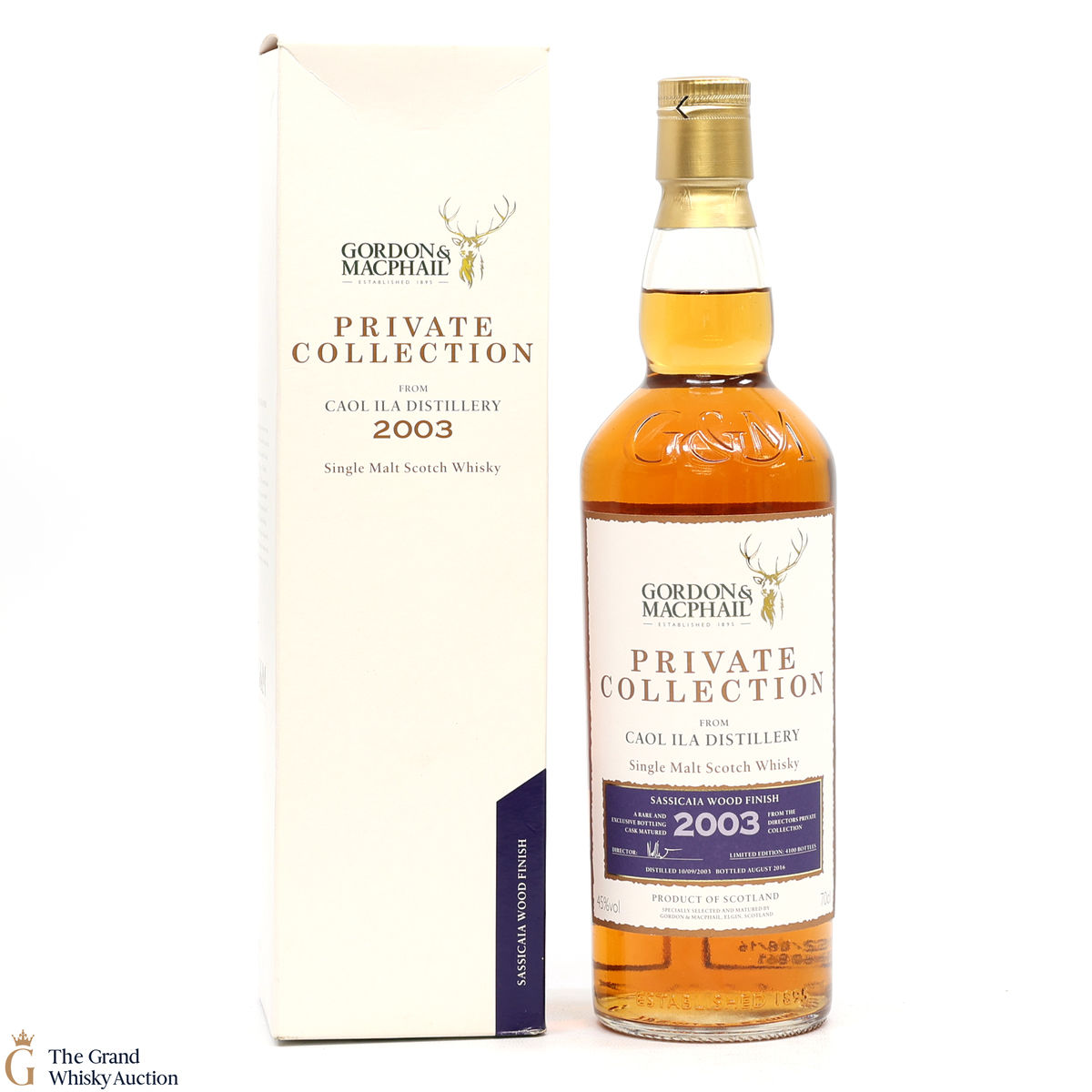 Caol Ila - 2003 Sassicaia Wood Finish - Private Collection - Gordon & Macphail 