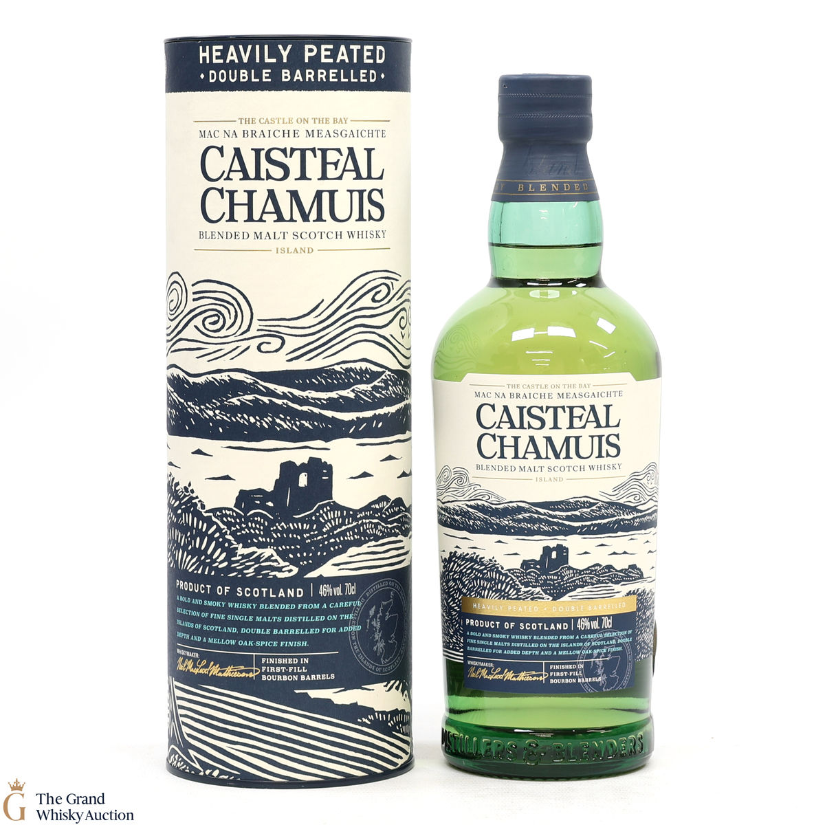 Caisteal Chamuis - Heavily Peated Double Barrelled Blended Malt