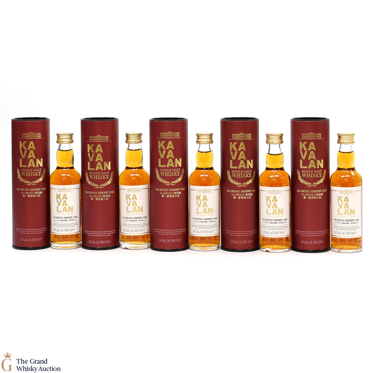 Kavalan - Oloroso Sherry Oak 54% (5x5cl)