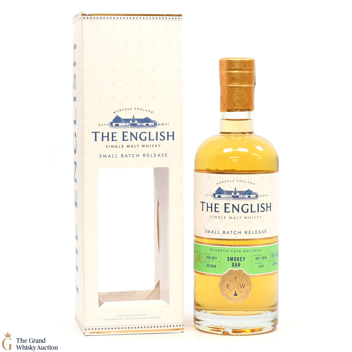 The English Whisky Co - Smokey Oak - Batch 05/2018 - Small Batch Release