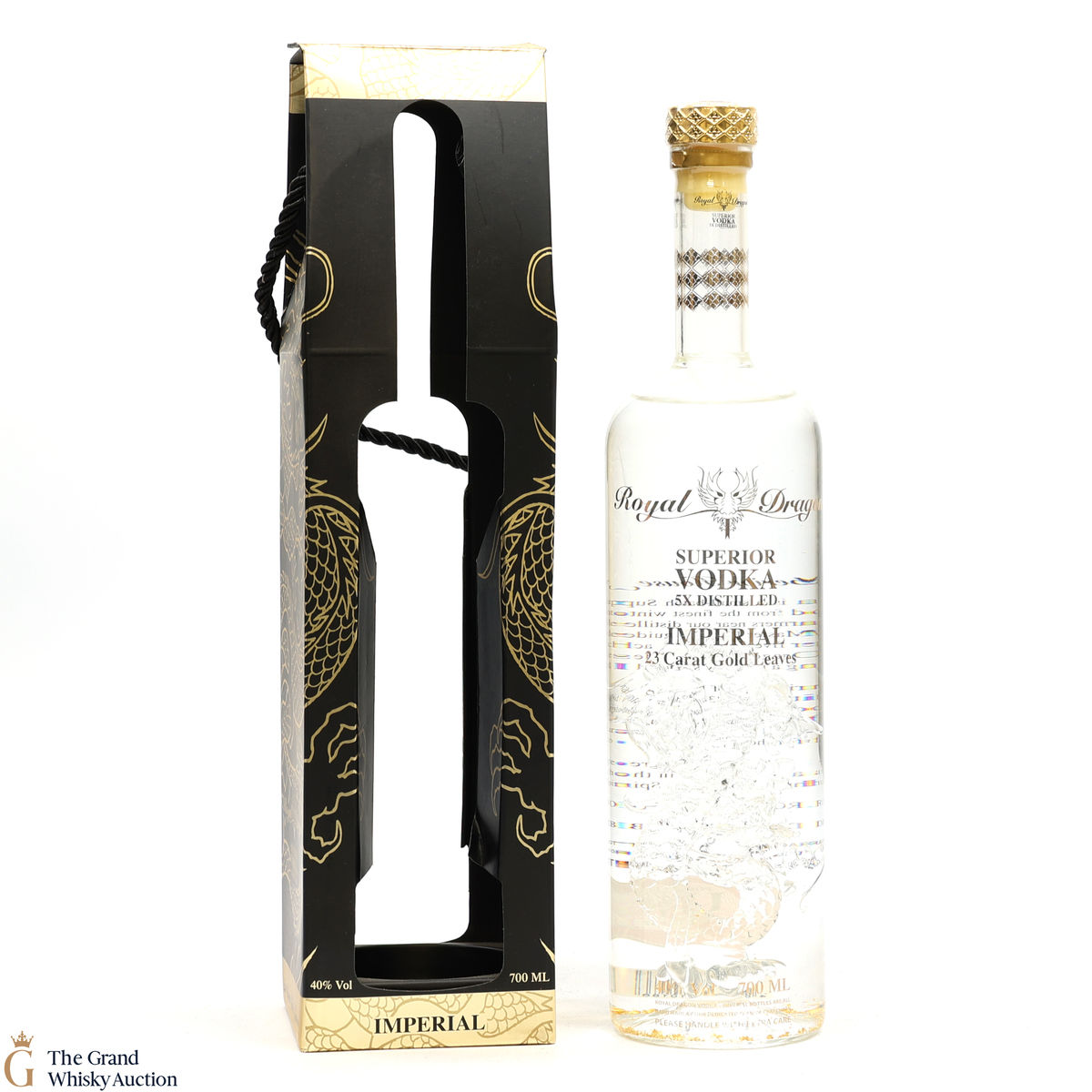Royal Dragon Ultra Premium Vodka 23 Carat Gold Leaves