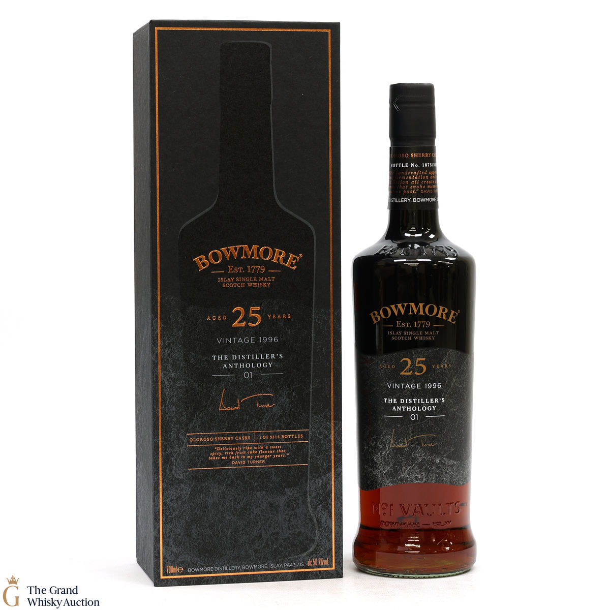 Bowmore - 25 Year Old 1996 The Distiller's Anthology 2022 #01 (SIGNED)