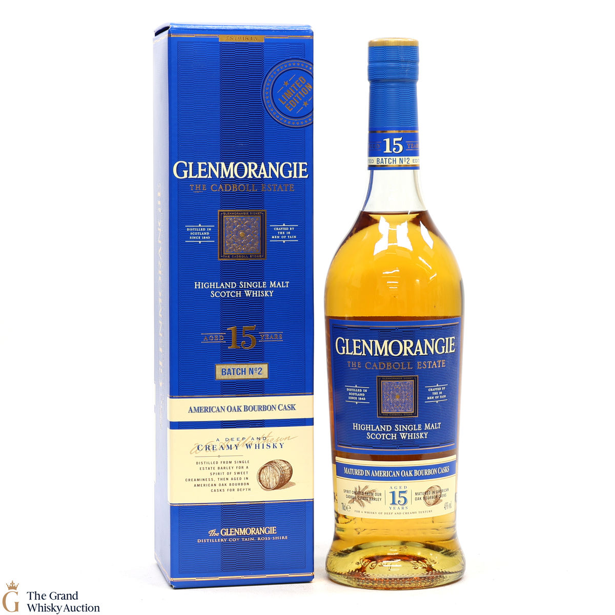 Glenmorangie - 15 Year Old - The Cadboll Estate - Batch 2 