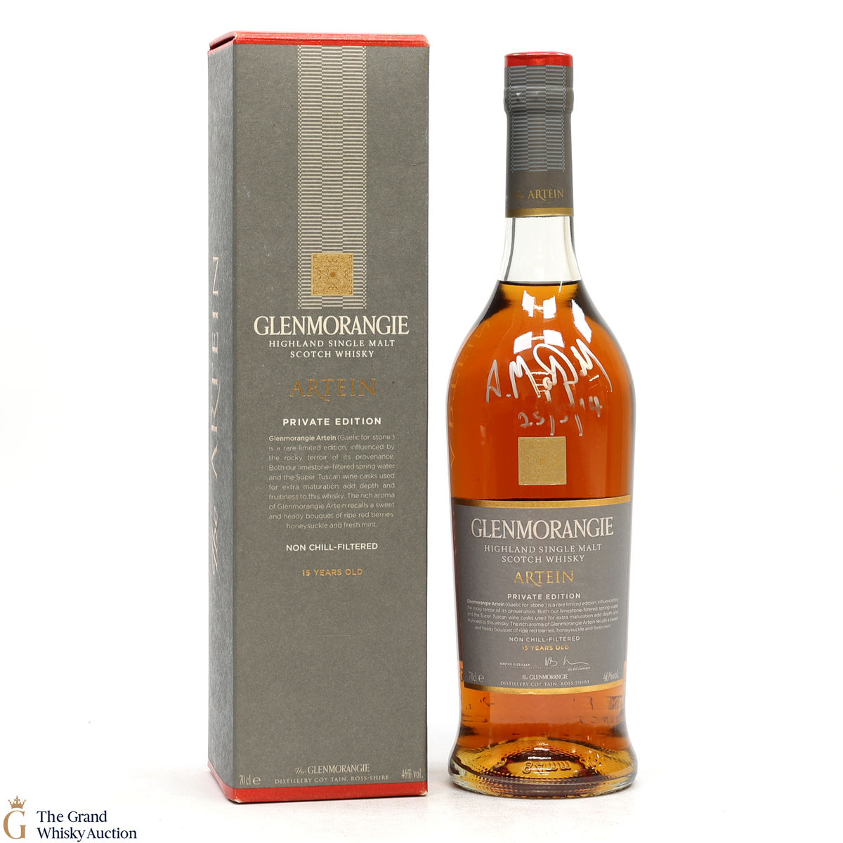 Glenmorangie - 15 Year Old - Artein (SIGNED)