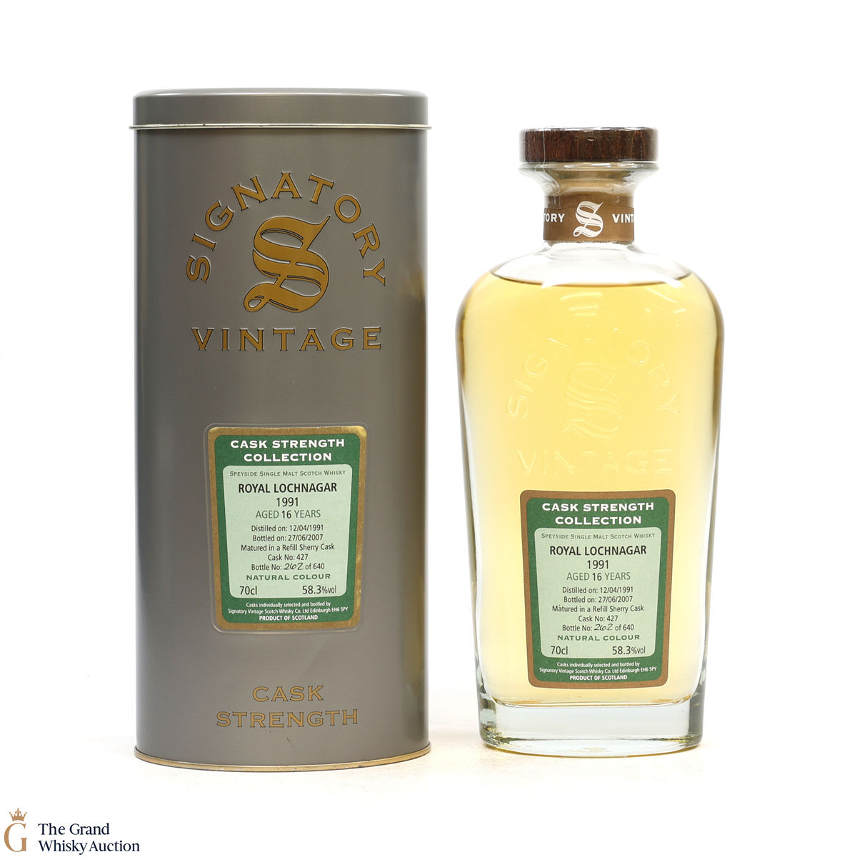 Royal Lochnagar - 16 Year Old 1991 #427 - Signatory Vintage