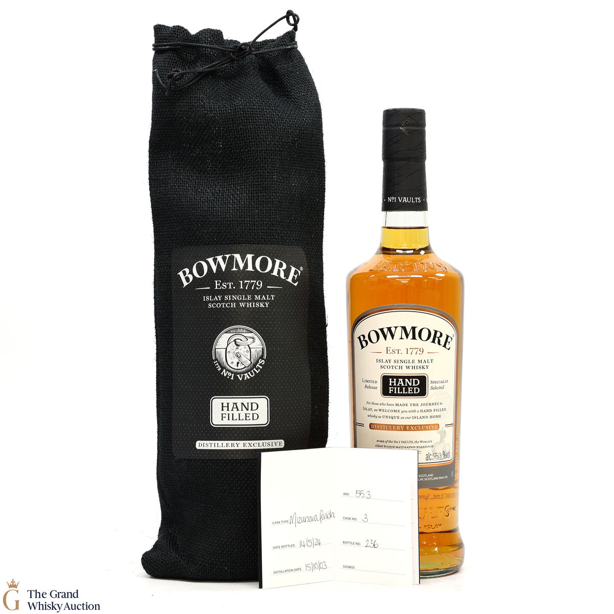 Bowmore - 20 Year Old 2003 Hand Filled - Mizunara Cask #3 Feis Ile 2024 (SIGNED)