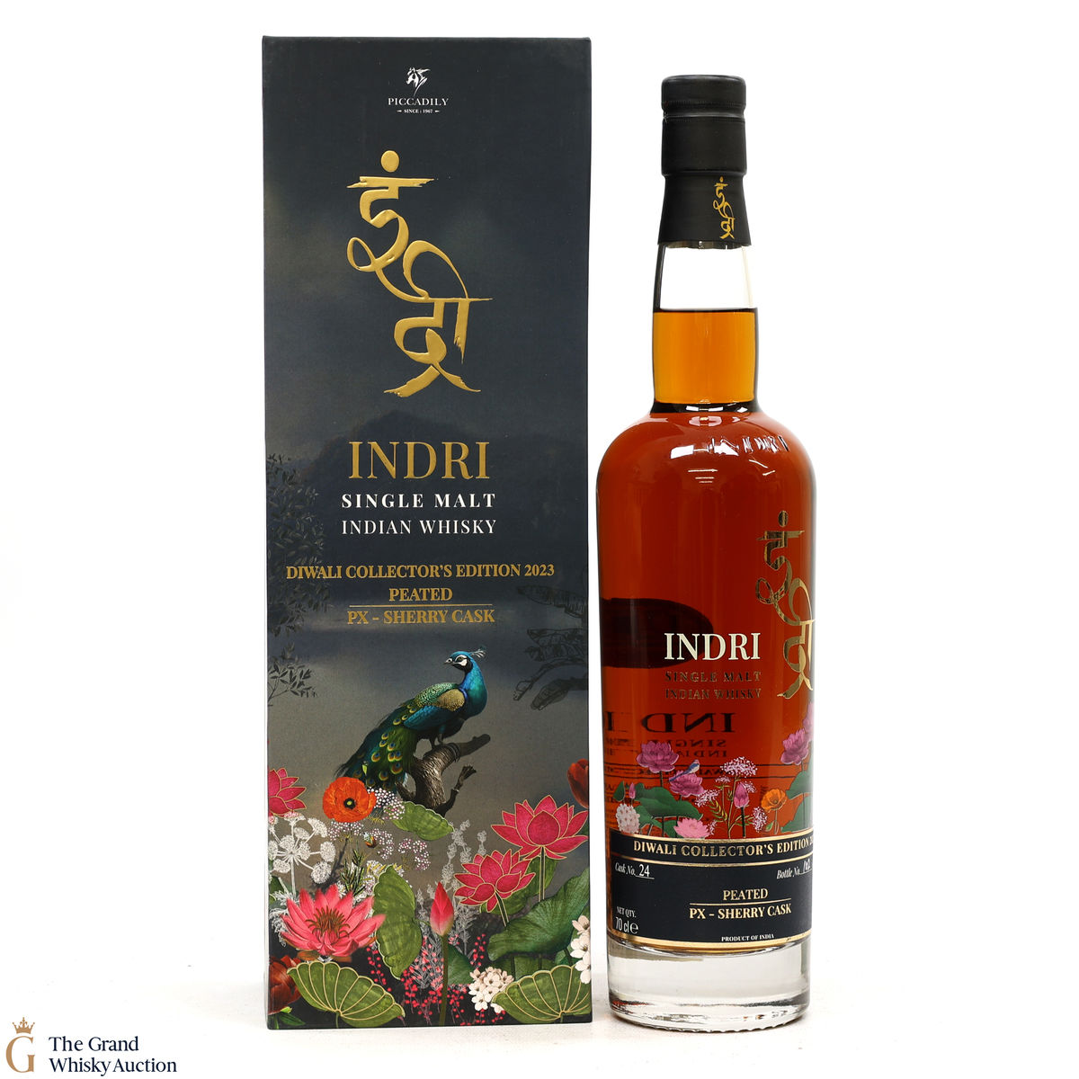 Indri - PX Sherry Cask #24 - Diwali Collector's Edition 2023 - Indian Whisky