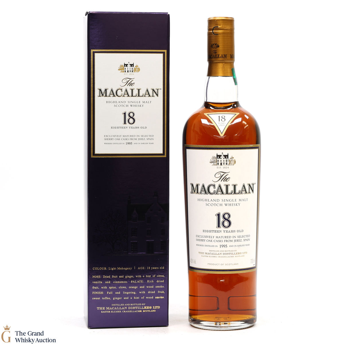 Macallan - 18 Year Old Sherry Oak (1995)
