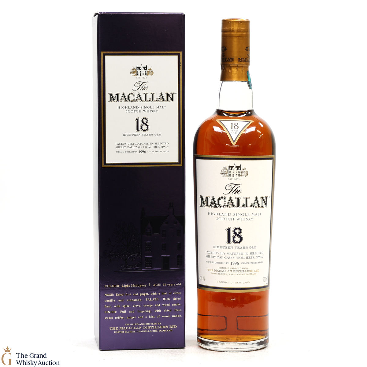 Macallan - 18 Year Old - Sherry Oak (1996)