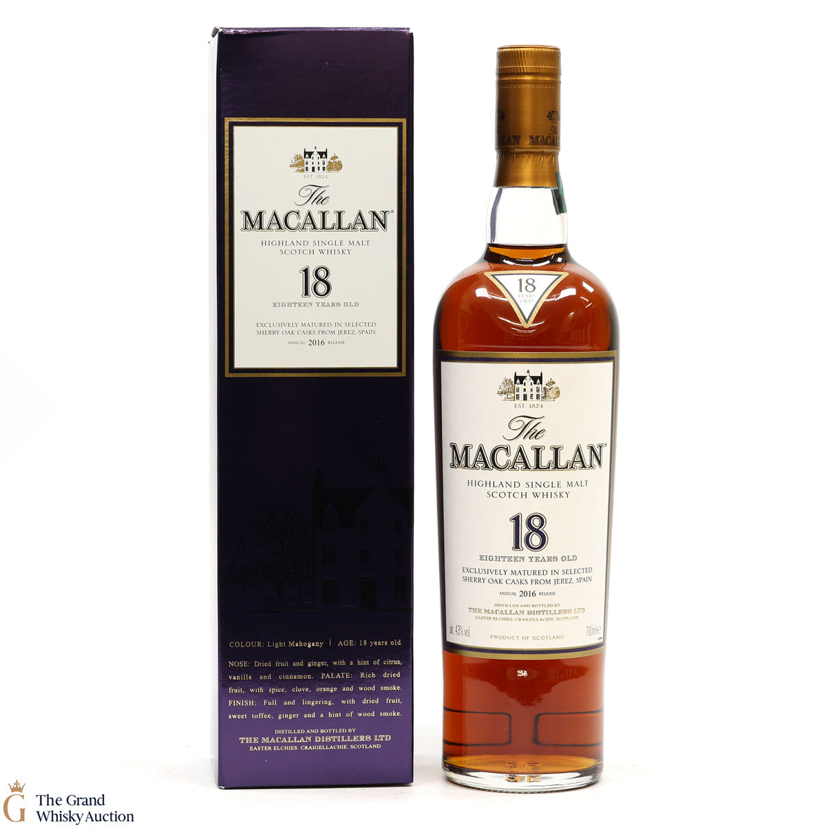 Macallan - 18 Year Old - Sherry Oak (2016)