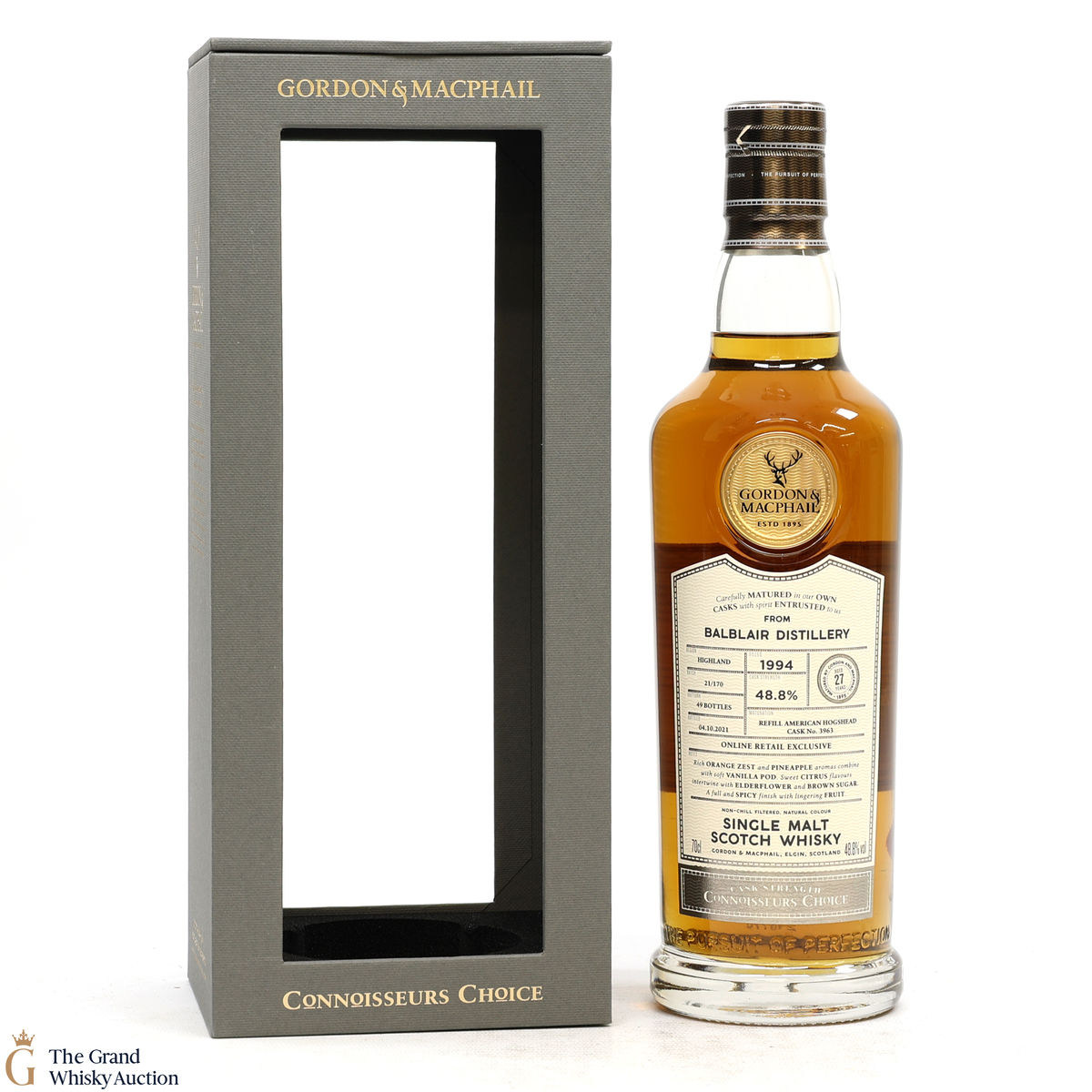 Balblair - 27 Year Old 1994 - Gordon & MacPhail Connoisseurs Choice