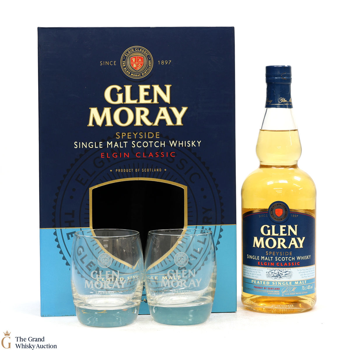 Glen Moray - Elgin Classic + Glasses