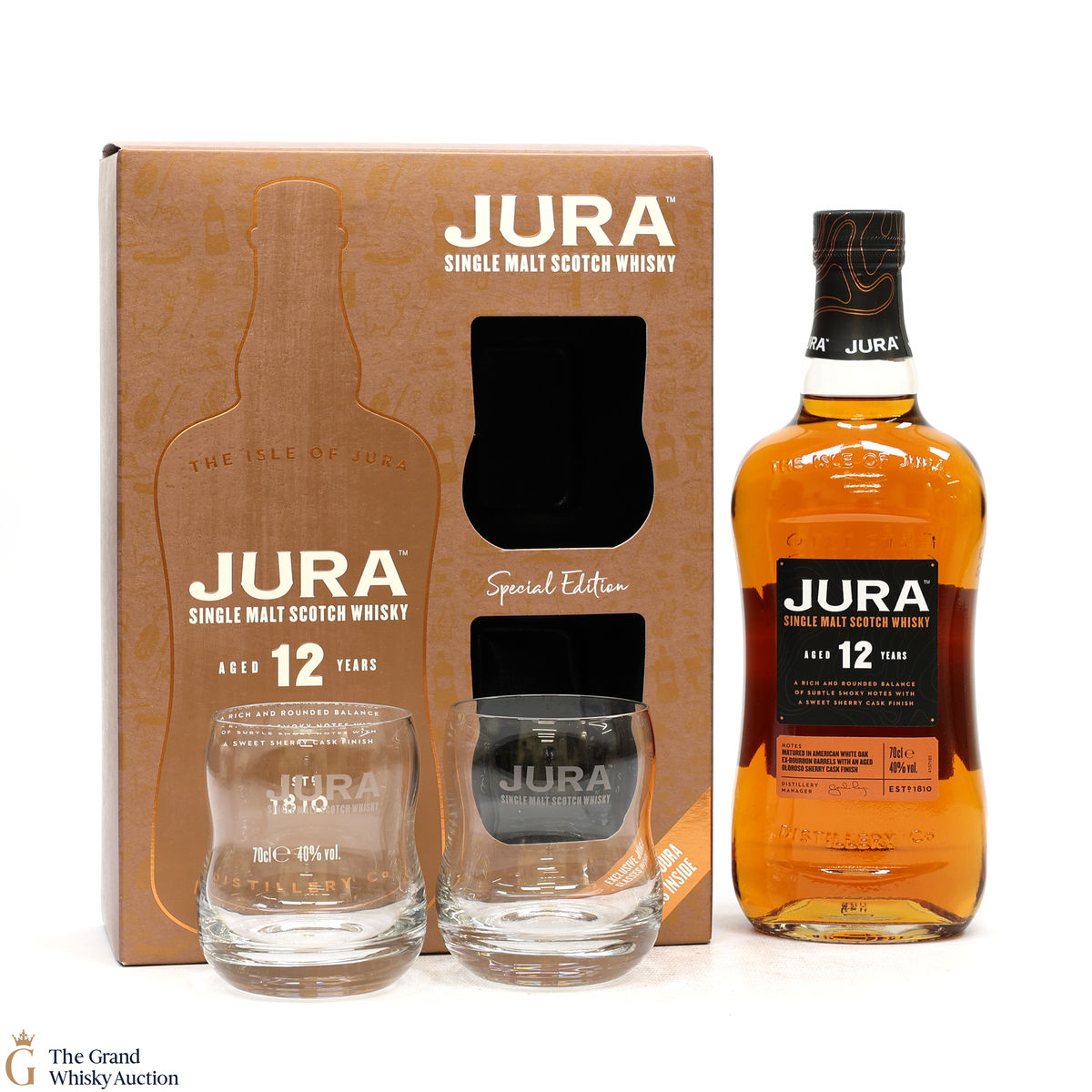 Jura - 12 Year Old - Special Edition 2 x Glasses