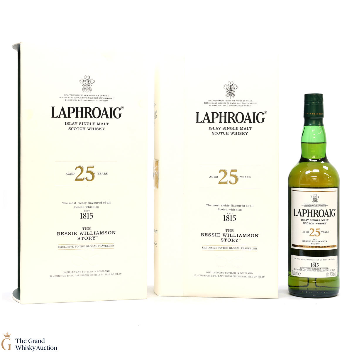 Laphroaig - 25 Year Old Bessie Williamson Story Exclusive to Global Traveller 
