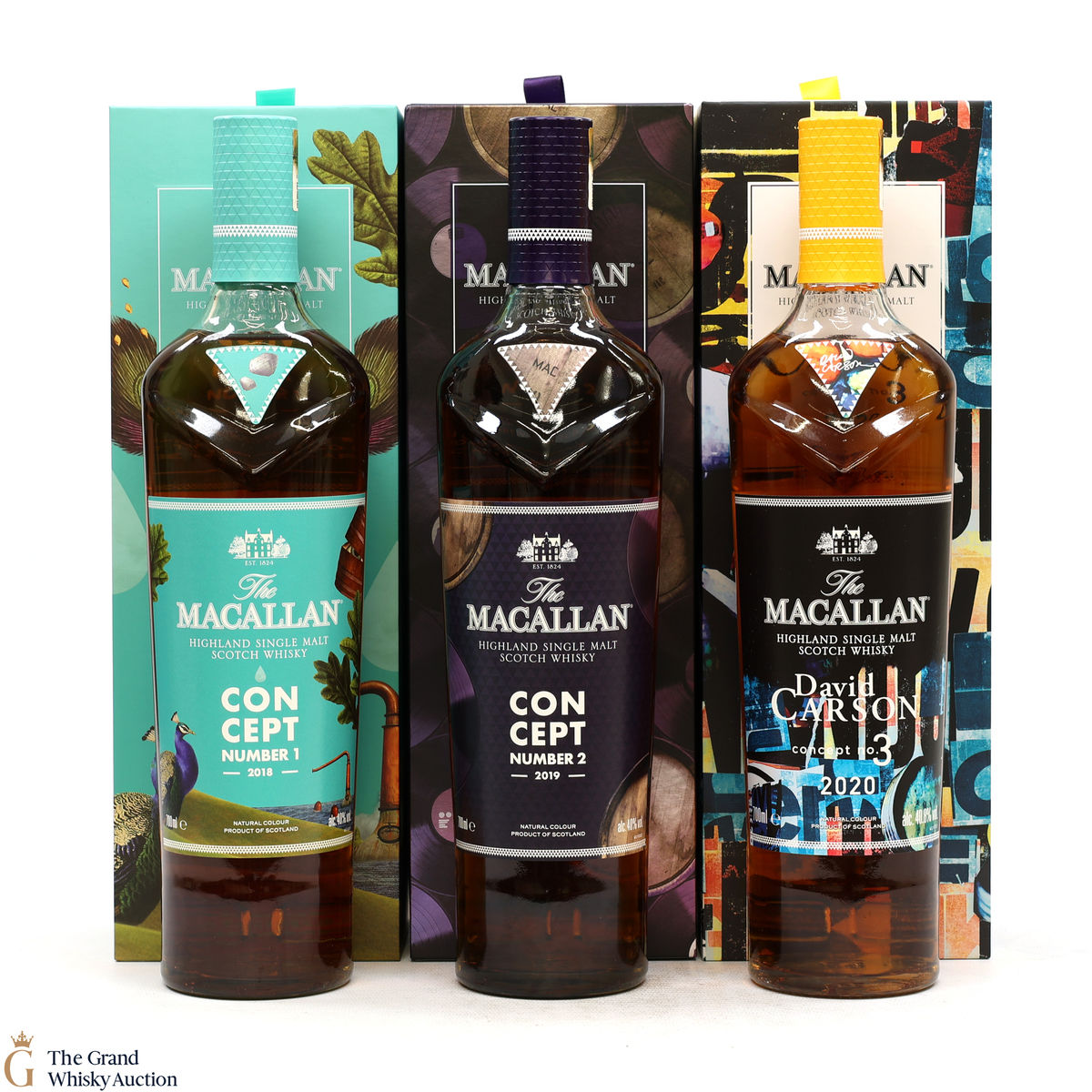 Macallan - Concept No.1, No.2 + No.3 (3 x 70cl)