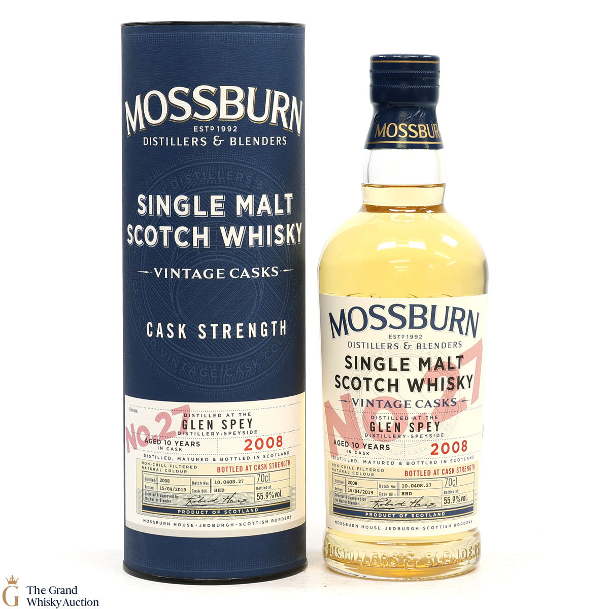Glen Spey - 10 Year Old 2008 - Cask Strength - Mossburn
