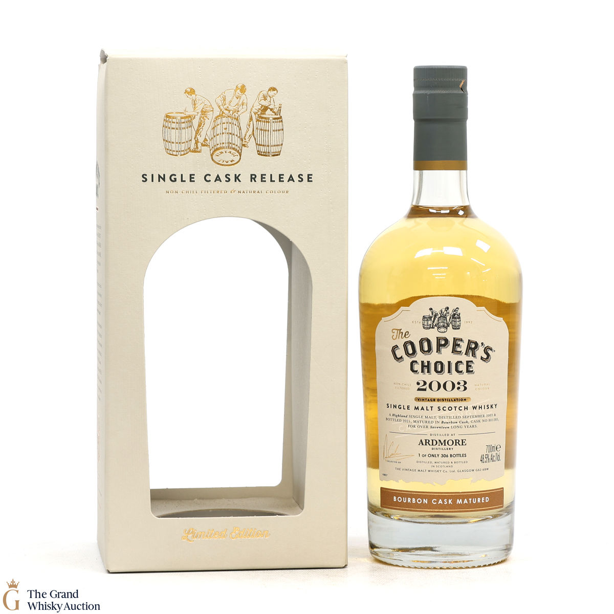 Ardmore - 17 Year Old 2003 - Bourbon Cask #801285 - Cooper's Choice