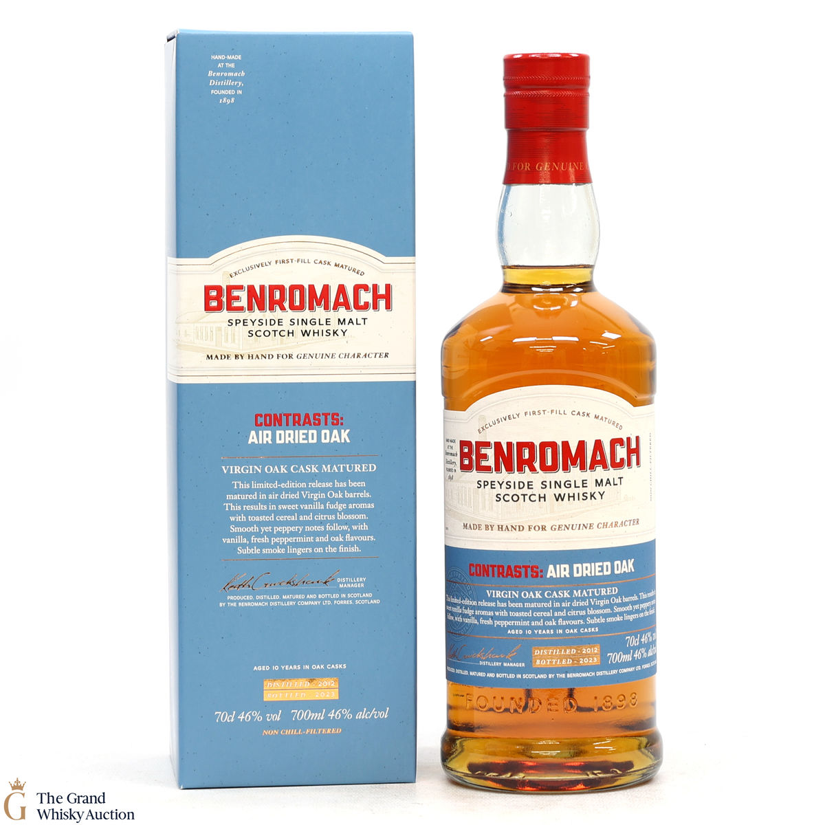 Benromach  - 10 Year Old - Contrasts: Air Dried Oak (2012-2023)