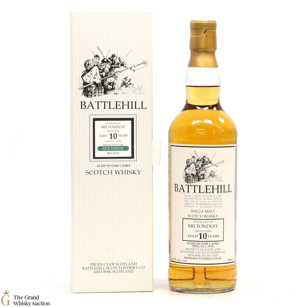 Miltonduff - 10 Year Old Sherry Cask - Battlehill