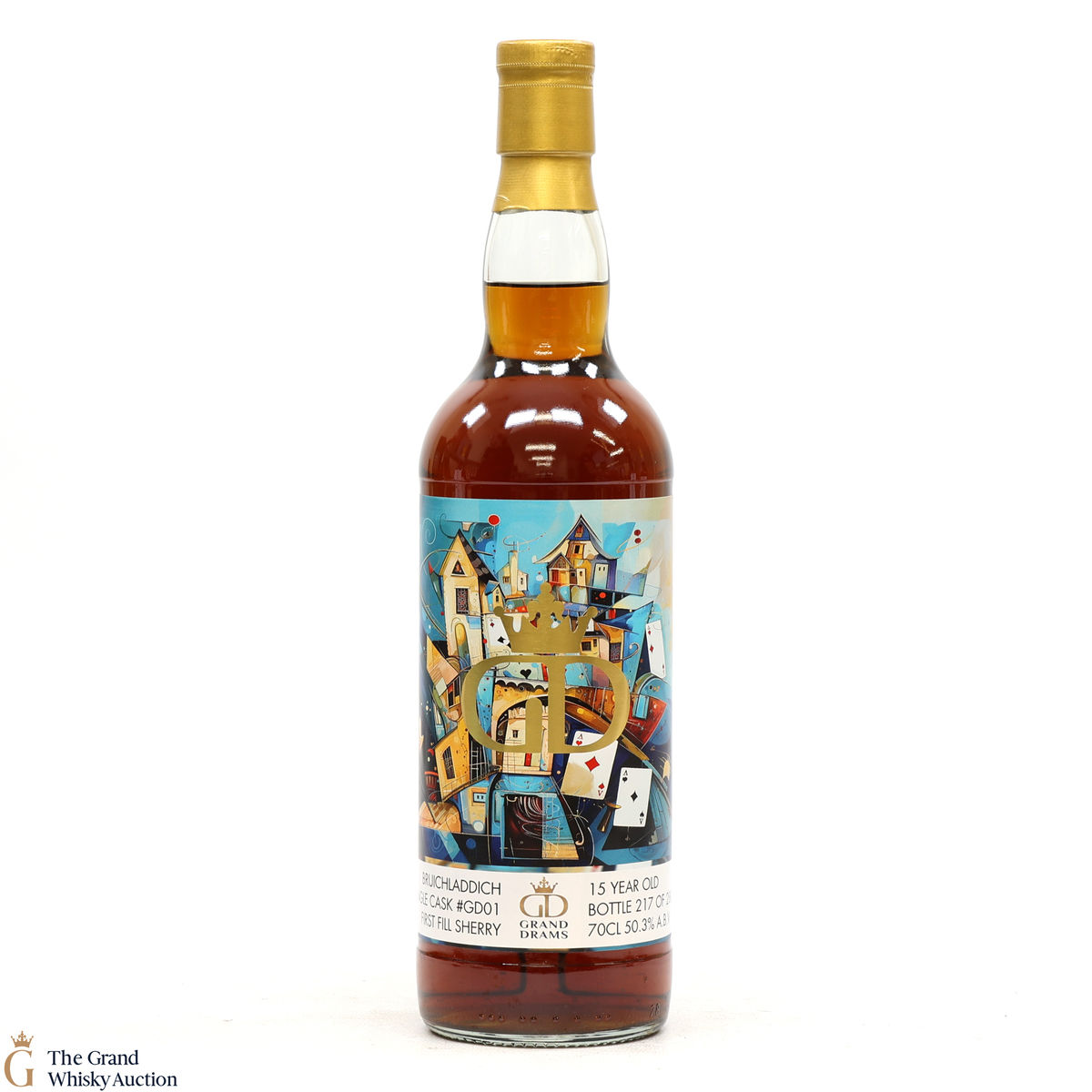 Bruichladdich - 15 Year Old Single Sherry Cask #GD01 - Grand Drams 