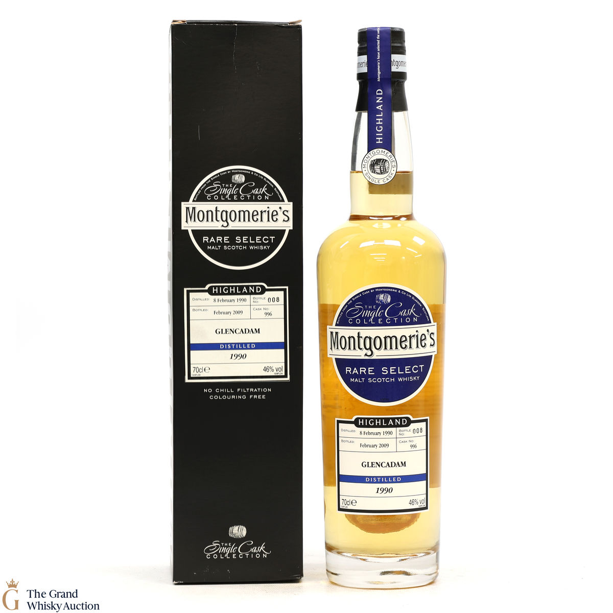 Glencadam - 1990 Single Cask #996 - Montgomerie's Rare Select