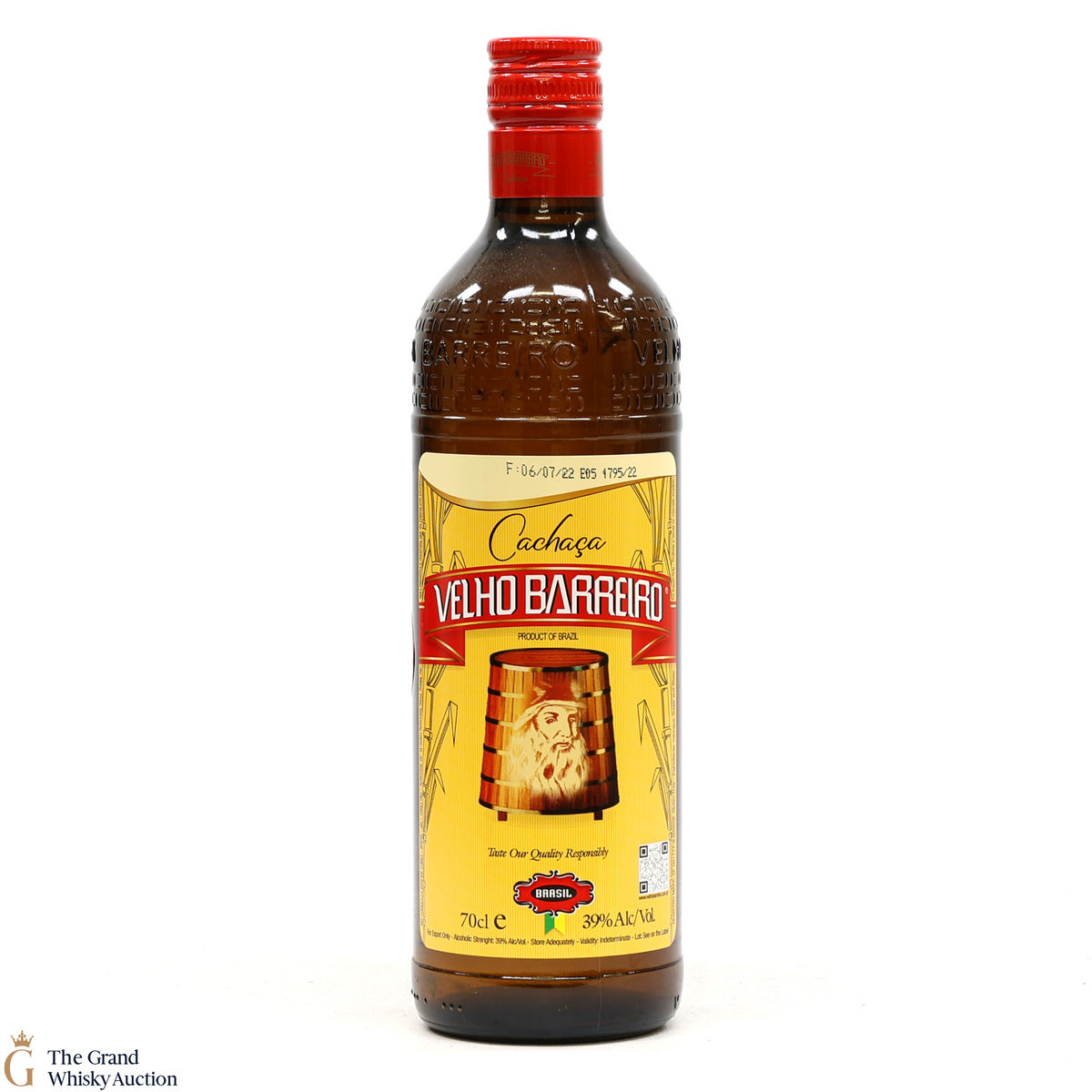 Cachaça - Velho Barreiro - Brazilian Spirit 