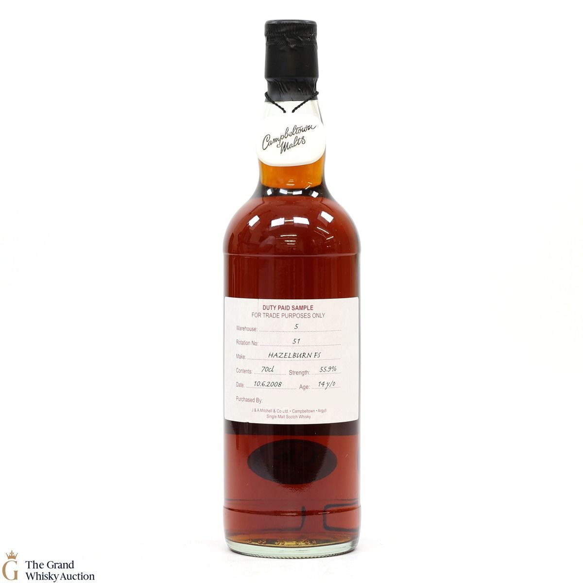 Hazelburn - 14 Year Old 2008 Fresh Sherry - Duty Paid Sample 55.9%
