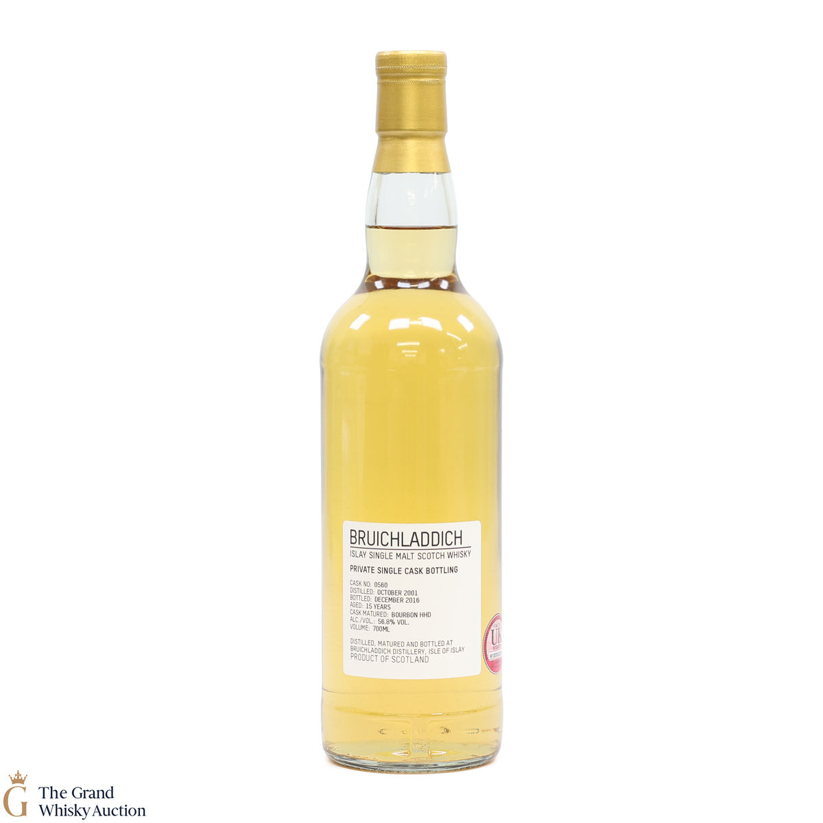 Bruichladdich -  15 Year Old - Private Cask #0560