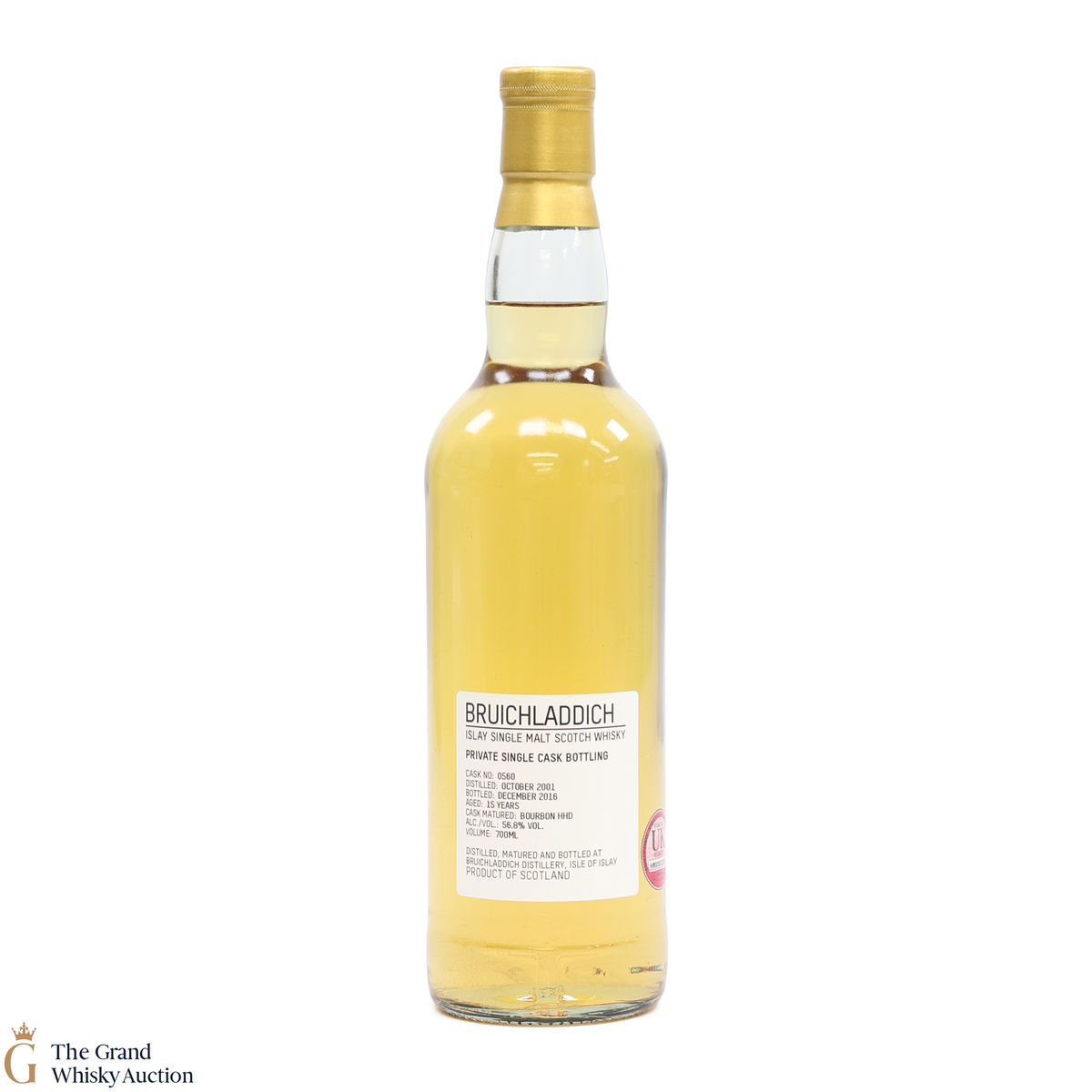 Bruichladdich -  15 Year Old - Private Cask #0560
