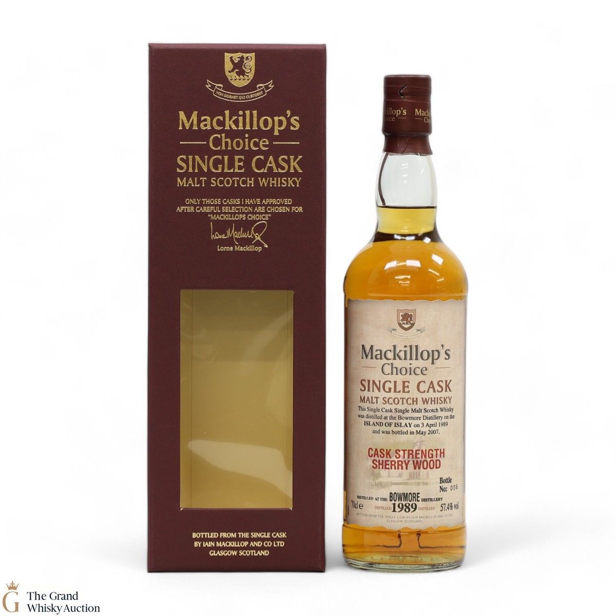 Bowmore - 1989 Cask Strength Sherry Wood - Mackillop's Choice 
