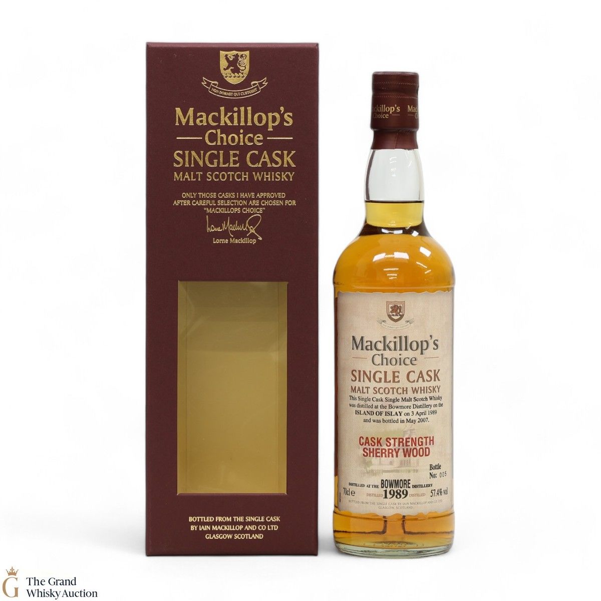Bowmore - 1989 Cask Strength Sherry Wood - Mackillop's Choice 