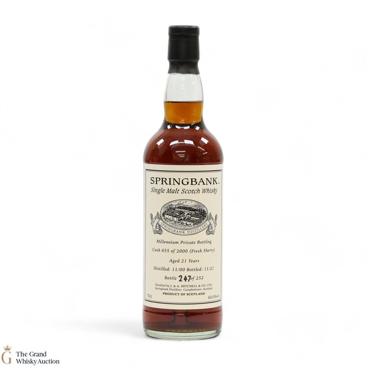 Springbank - 21 Year Old 2000 - Millennium Private Bottling 