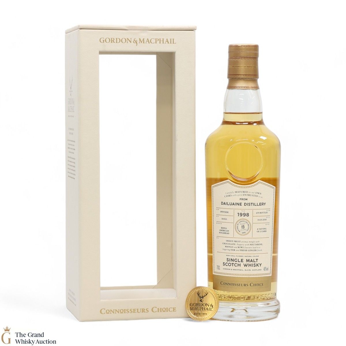 Dailuaine - 19 Year Old 1998 - G&M Connoisseurs Choice