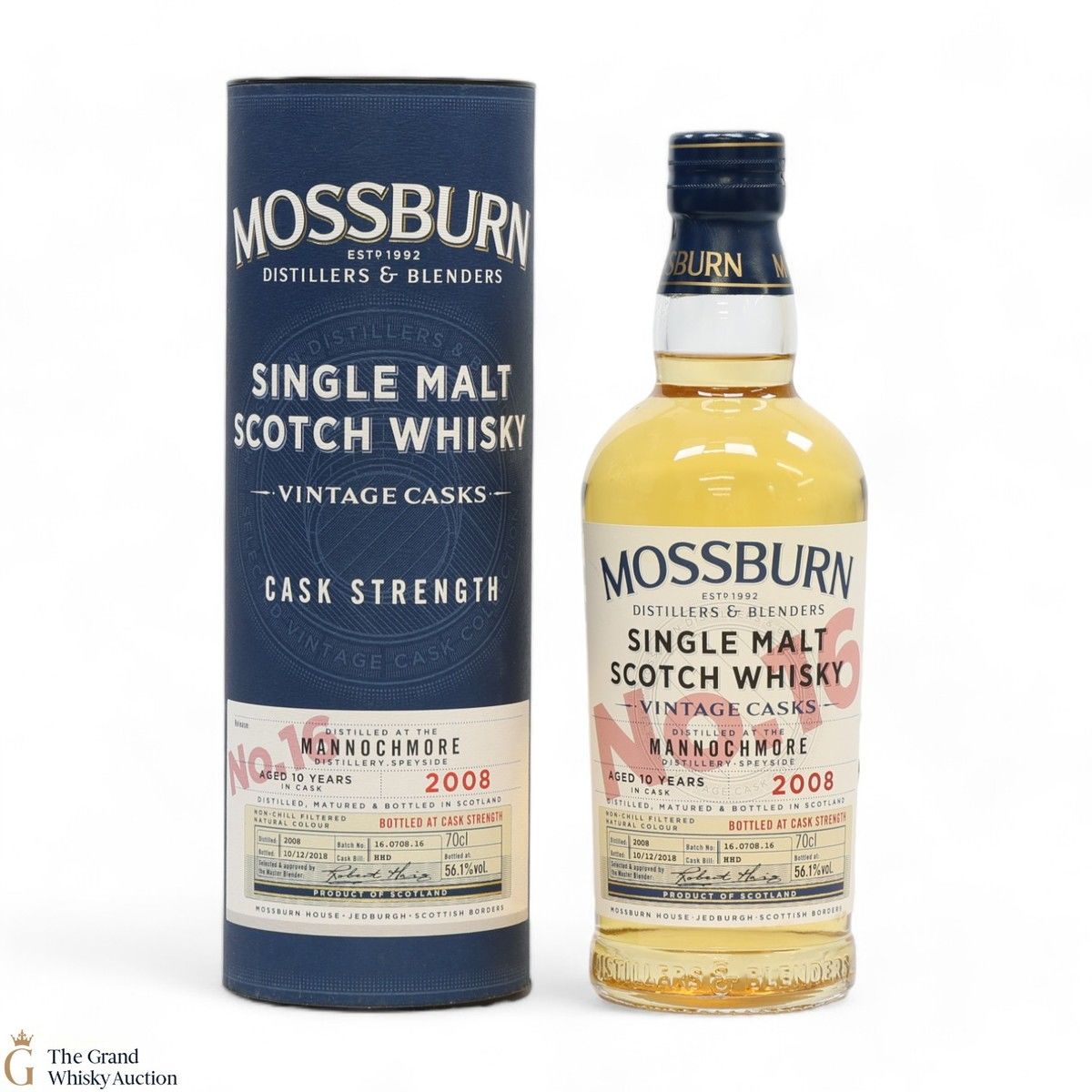 Mannochmore - 10 Year Old 2008 - Cask Strength - Mossburn