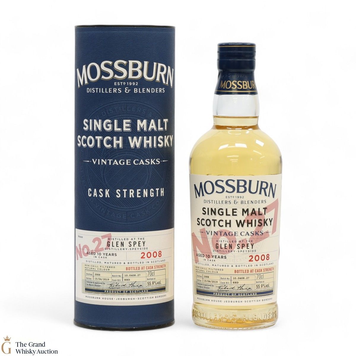 Glen Spey - 10 Year Old 2008 - Cask Strength - Mossburn