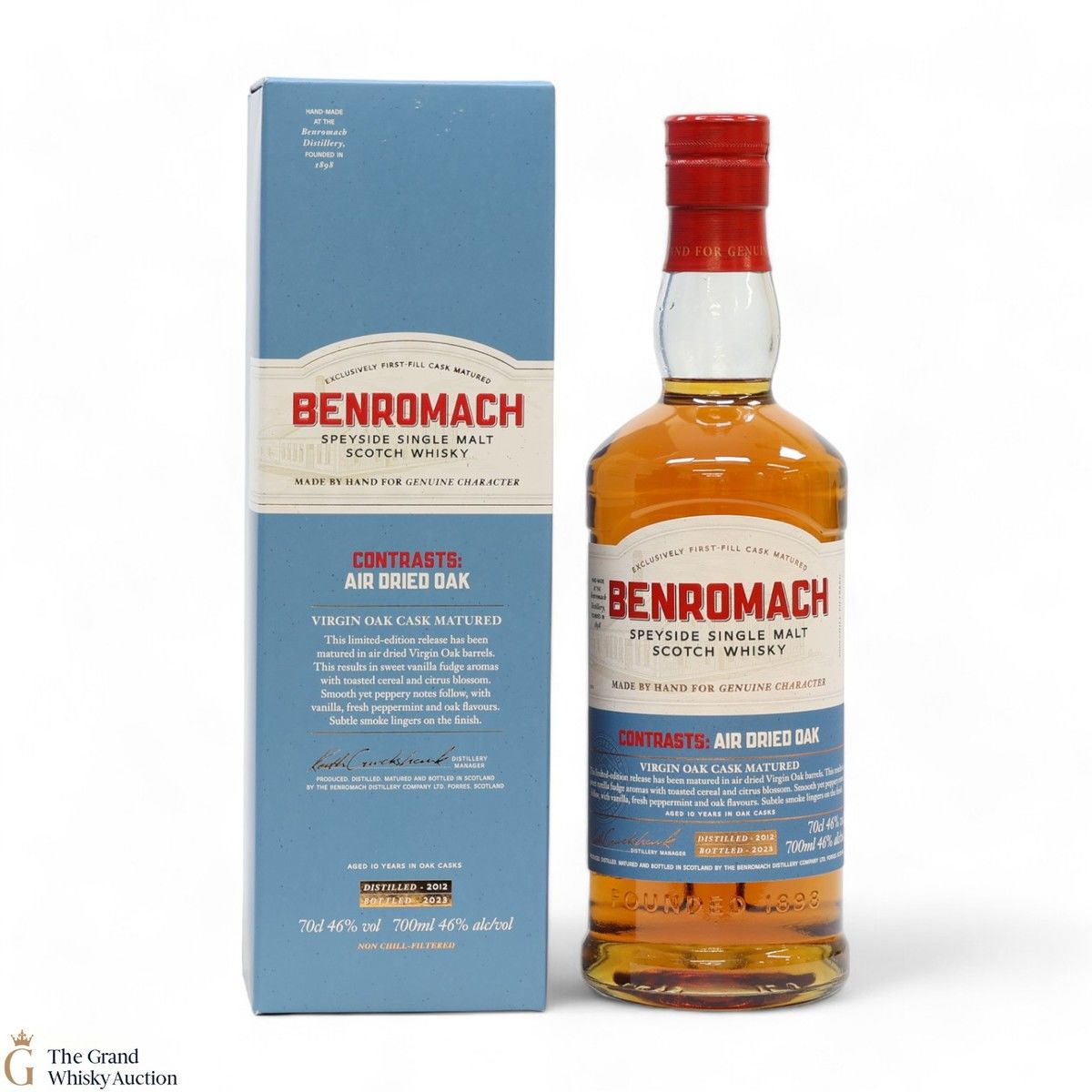 Benromach  - 10 Year Old - Contrasts: Air Dried Oak (2012-2023)