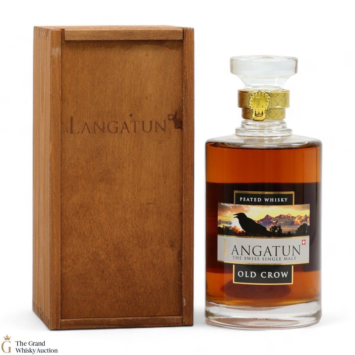 Langatun - Old Crow - Peated Single Malt (50cl)