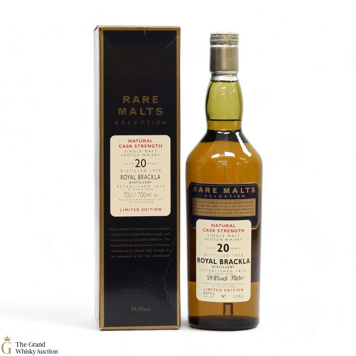 Royal Brackla - 20 Year Old 1978 - Rare Malts 59.8%