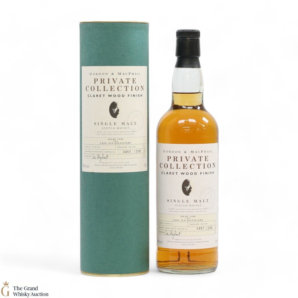 Caol Ila - 1988 Claret Wood Finish - G&M Private Collection #97/307