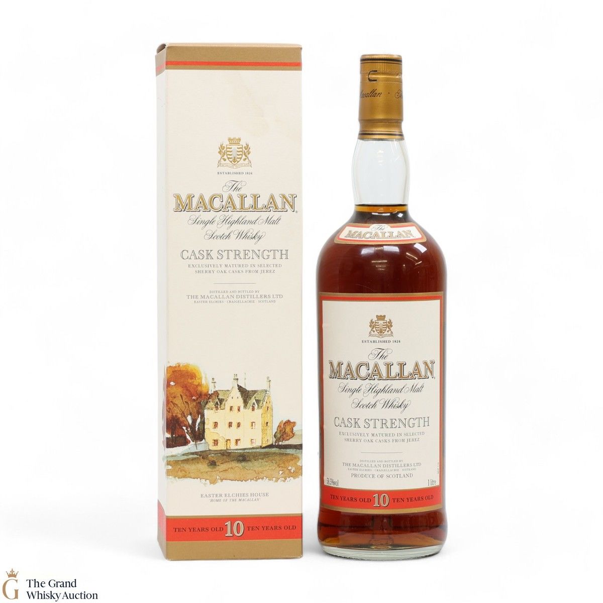 Macallan - 10 Year Old Cask Strength - 58.5% (1L)