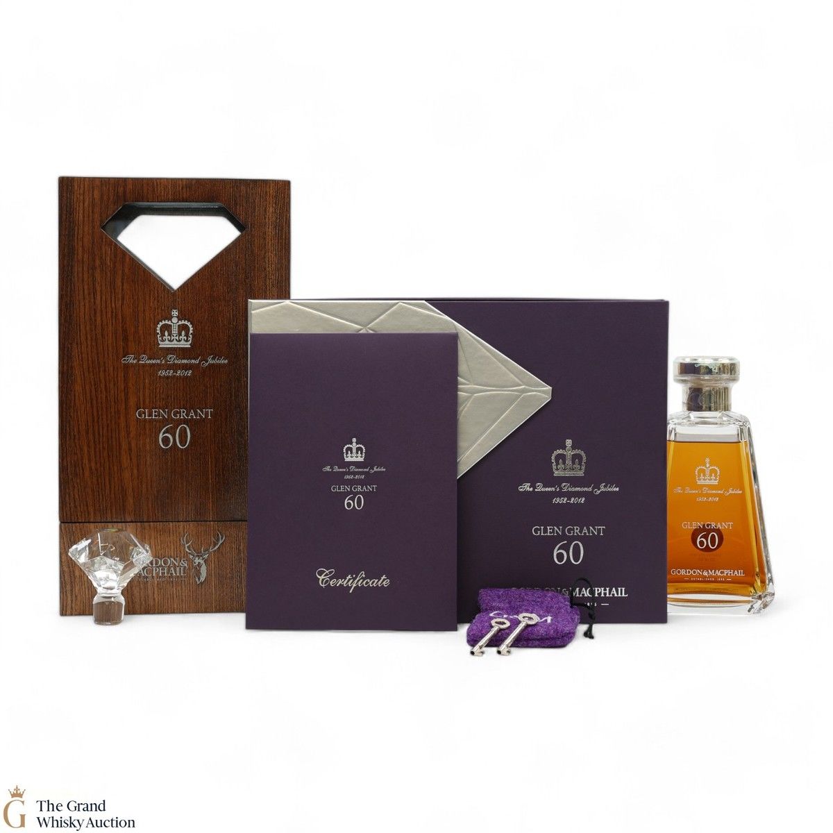 Glen Grant - 60 Year Old 1952 - Queen Elizabeth II Diamond Jubilee 2012 - Gordon & MacPhail